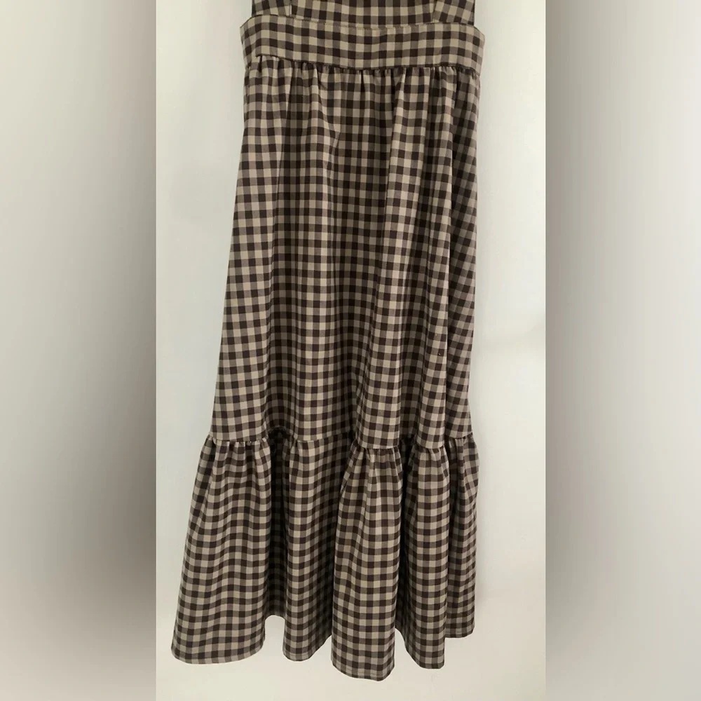 Urban Outfitters Cavalcade Midi Dress Gingham | Small - Picture 3 of 7